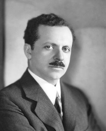 Historical black-and-white portrait of Edward Bernays, considered the father of public relations