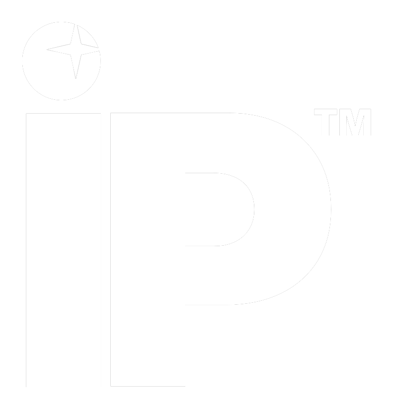 The Identity Positioning mark in white